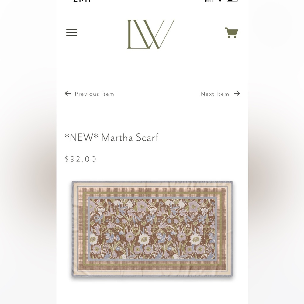Lulie Wallace scarf